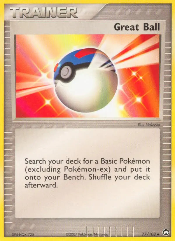 Great Ball 77 Power Keepers Pokesingles