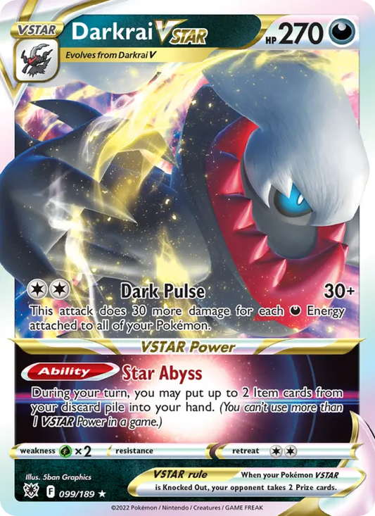Darkrai VSTAR 99 Astral Radiance Pokesingles