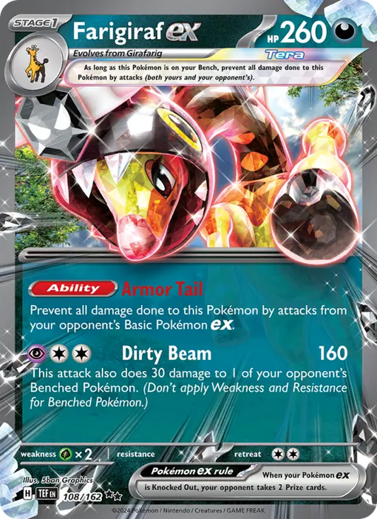 Farigiraf ex 108 Temporal Forces Pokesingles