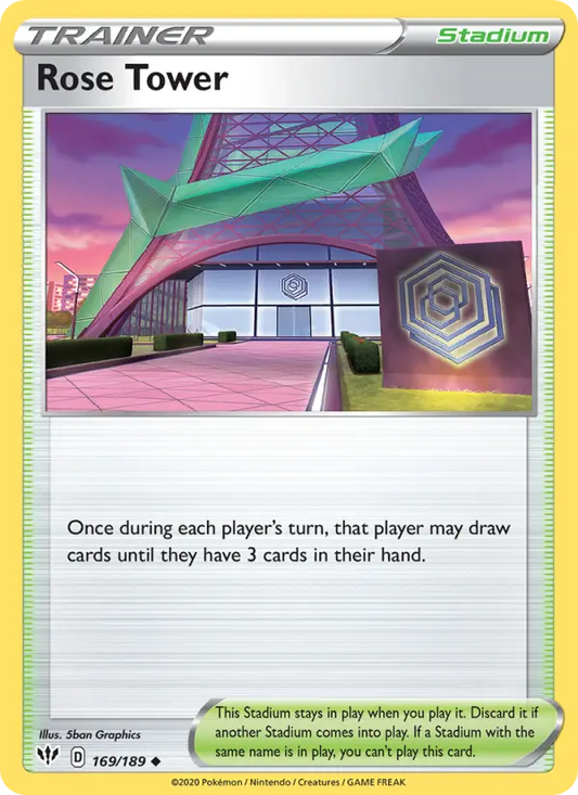 Rose Tower 169 Darkness Ablaze Pokesingles