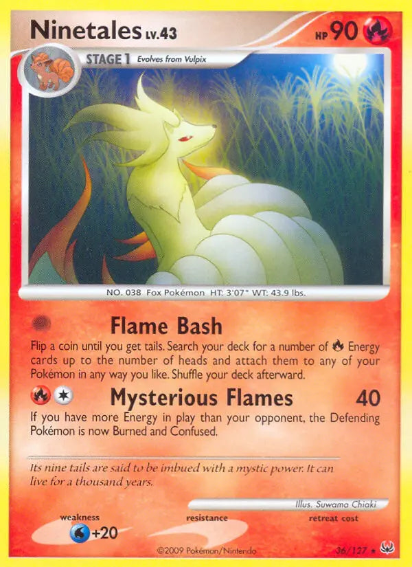 Ninetales 36 Platinum Pokesingles
