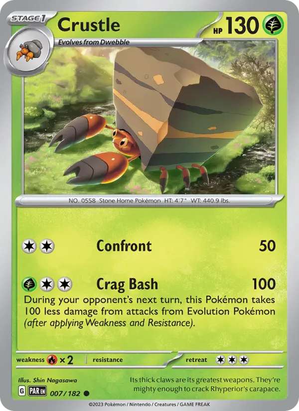 Crustle 7 Paradox Rift Pokesingles