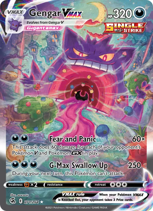 Gengar VMAX 271 Fusion Strike Pokesingles