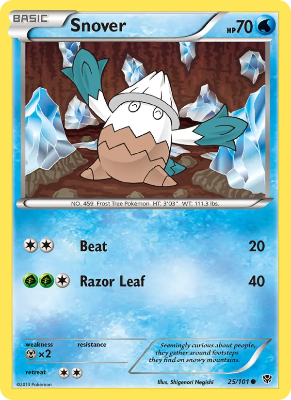Snover 25 Plasma Blast Pokesingles