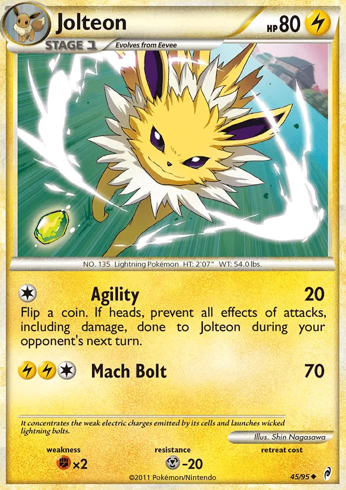 Jolteon 45 Call of Legends Pokesingles