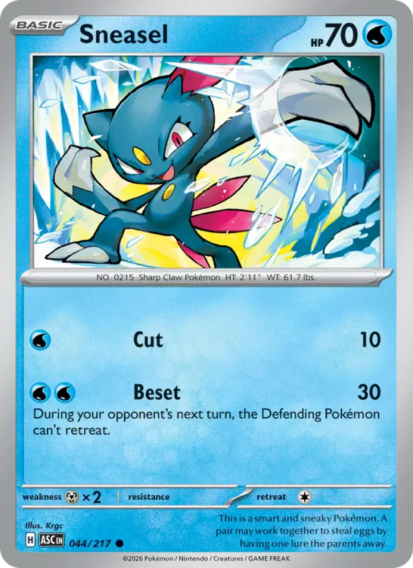 Sneasel 44 Ascended Heroes Pokesingles