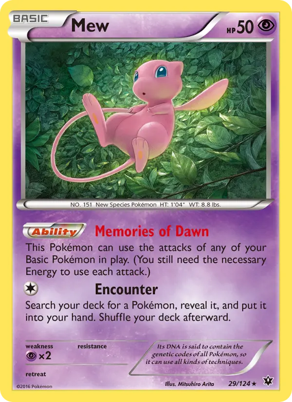Mew 29 Fates Collide Pokesingles