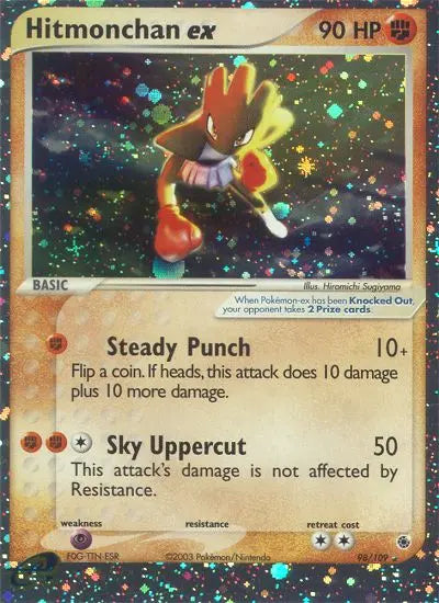 Hitmonchan ex 98 Ruby & Sapphire Pokesingles