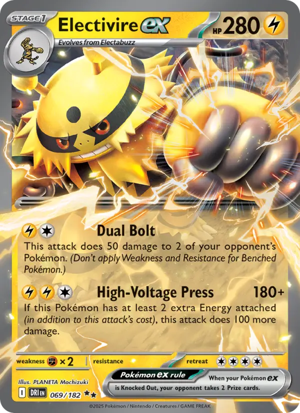 Electivire ex 69 Destined Rivals Pokesingles