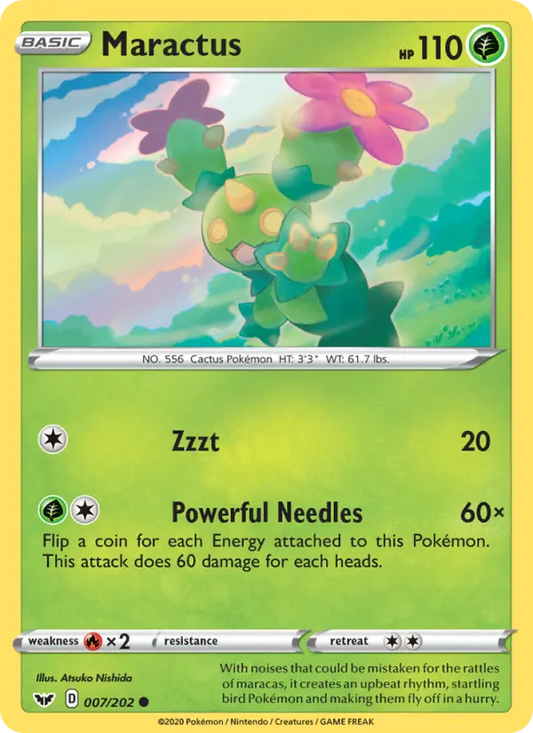 Maractus 7 Sword & Shield Pokesingles