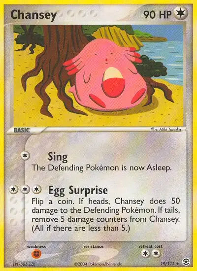 Chansey 19 FireRed & LeafGreen Pokesingles