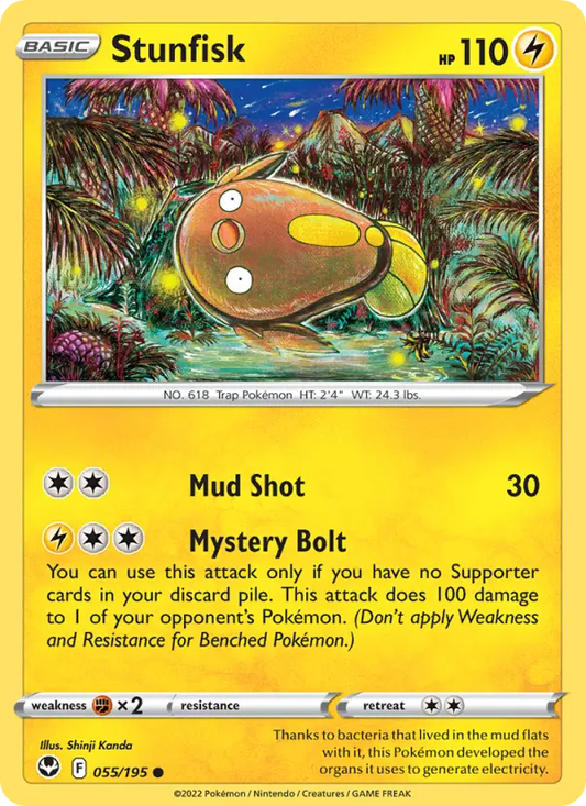 Stunfisk 55 Silver Tempest Pokesingles