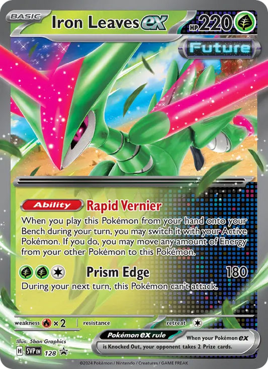 Iron Leaves ex 128 SVP Black Star Promos Pokesingles