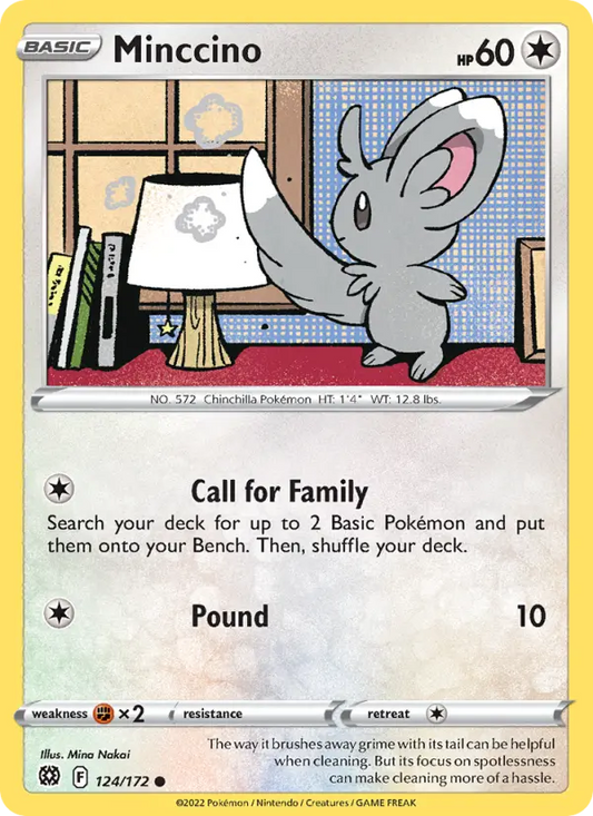 Minccino 124 Brilliant Stars Pokesingles