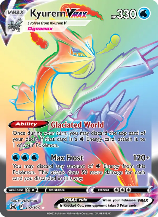Kyurem VMAX 197 Lost Origin Pokesingles