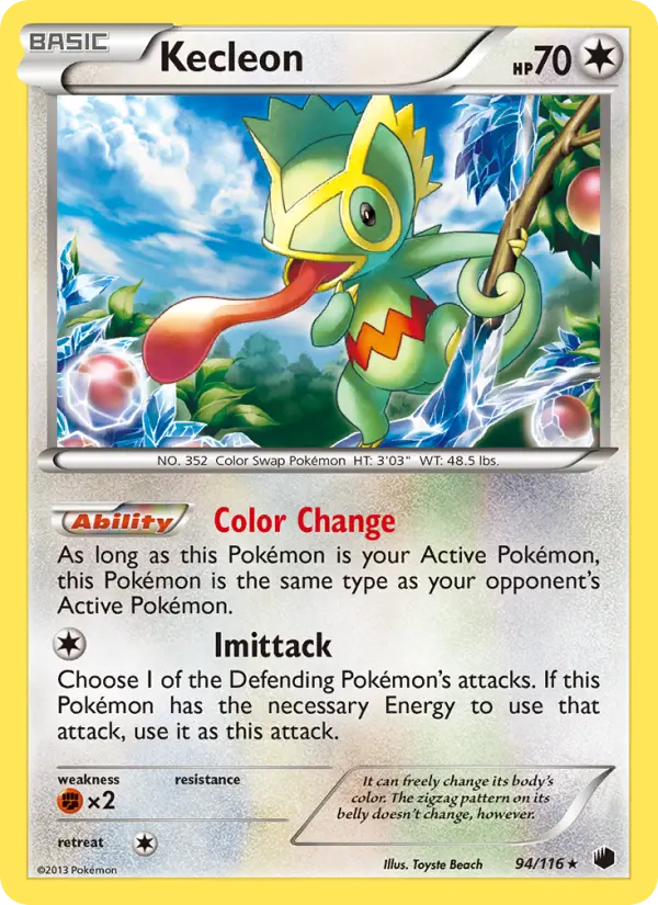 Kecleon 94 Plasma Freeze Pokesingles