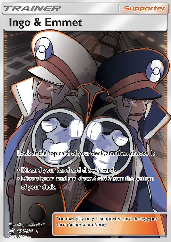 Ingo & Emmet 176 Team Up Pokesingles