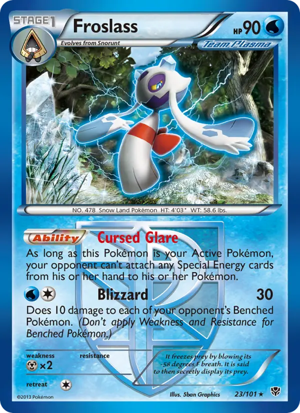 Froslass 23 Plasma Blast Pokesingles