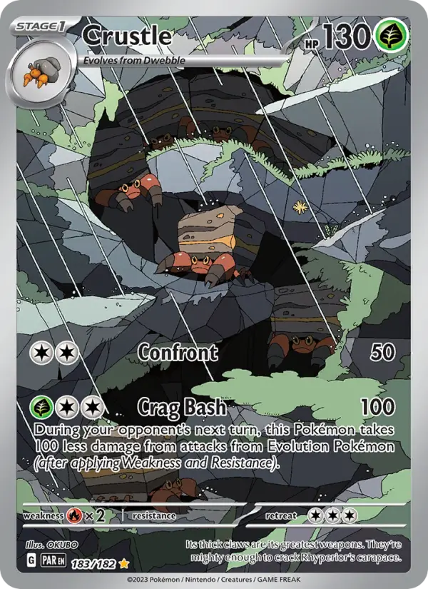Crustle 183 Paradox Rift Pokesingles