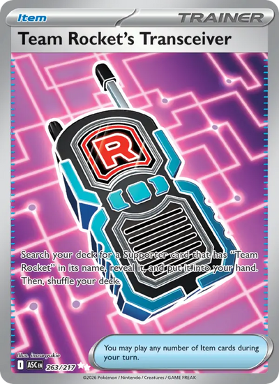 Team Rocket's Transceiver 263 Ascended Heroes Pokesingles