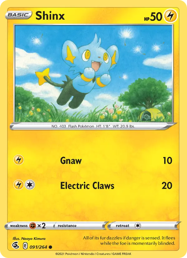 Shinx 91 Fusion Strike Pokesingles