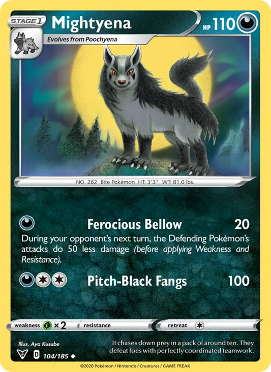 Mightyena 104 Vivid Voltage Pokesingles