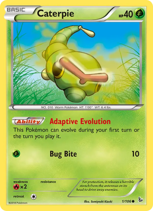 Caterpie 1 Flashfire Pokesingles