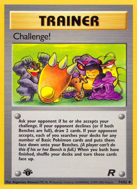 Challenge! 74 Team Rocket Pokesingles