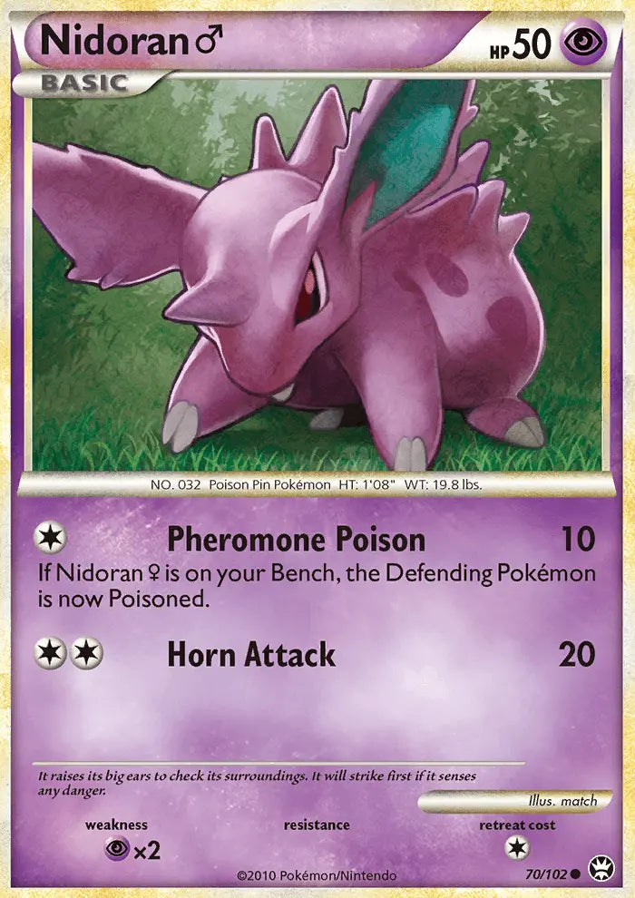 Nidoran♂ 70 Triumphant Pokesingles