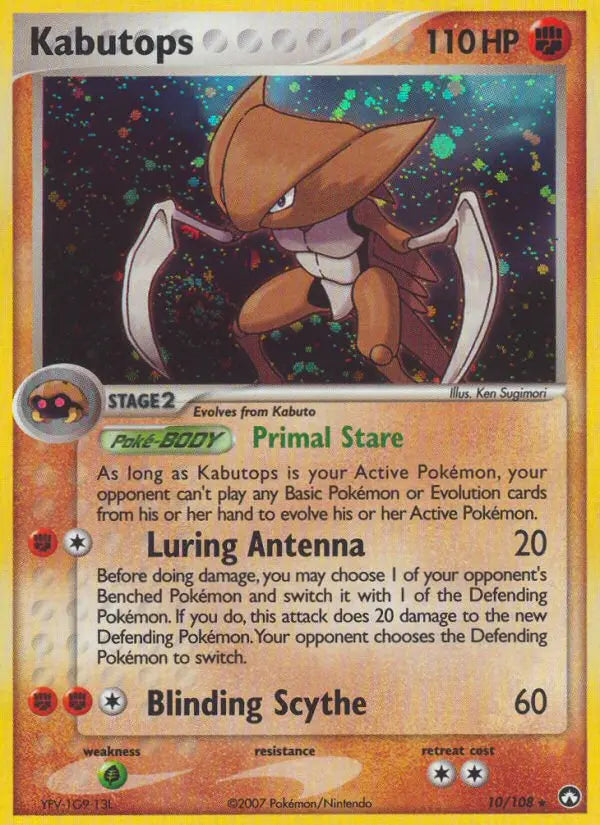 Kabutops 10 Power Keepers Pokesingles