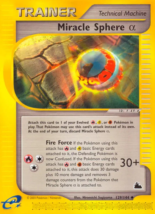 Miracle Sphere Alpha 129 Skyridge Pokesingles