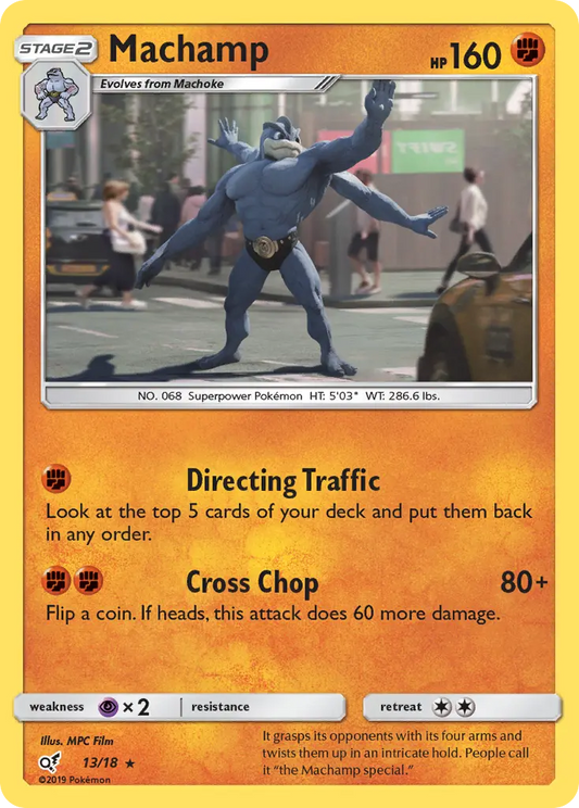 Machamp 13 Detective Pikachu Pokesingles