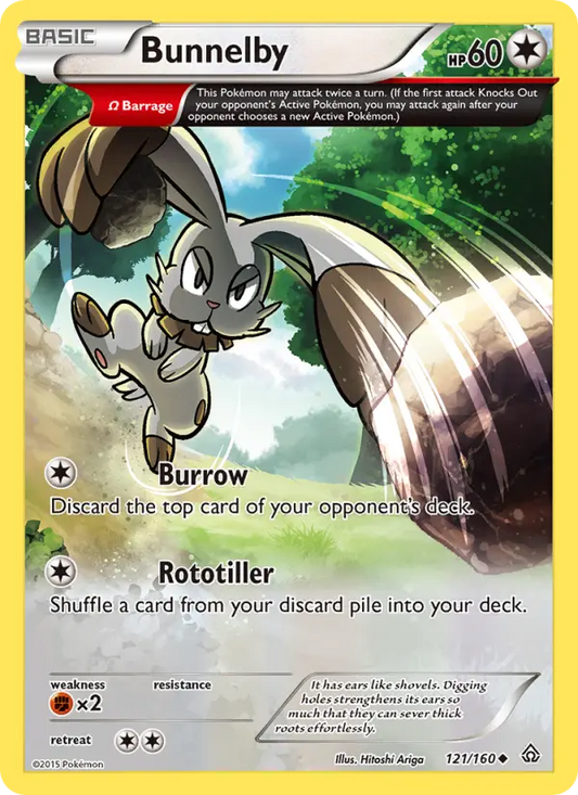 Bunnelby 121 Primal Clash Pokesingles