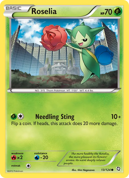 Roselia 13 Dragons Exalted Pokesingles