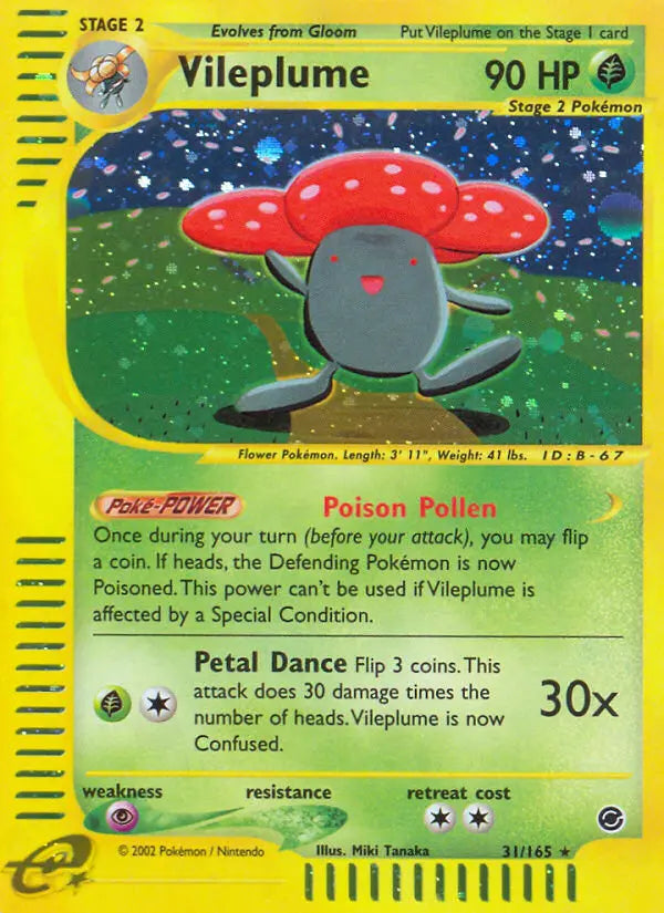 Vileplume 31 Expedition Base Set Pokesingles