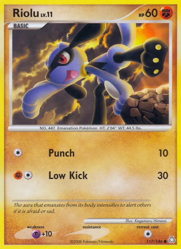 Riolu 117 Legends Awakened Pokesingles