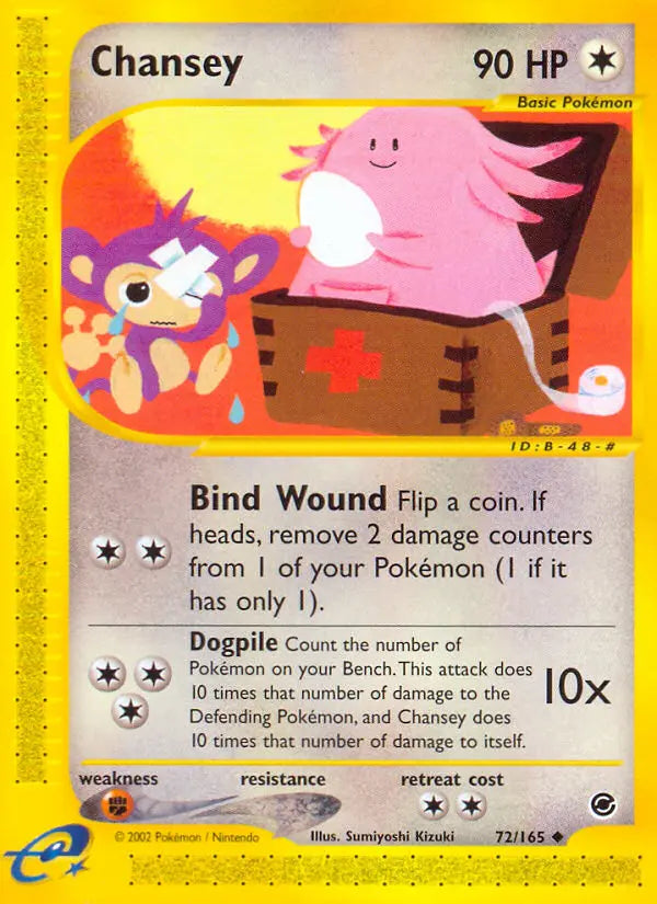 Chansey 72 Expedition Base Set Pokesingles
