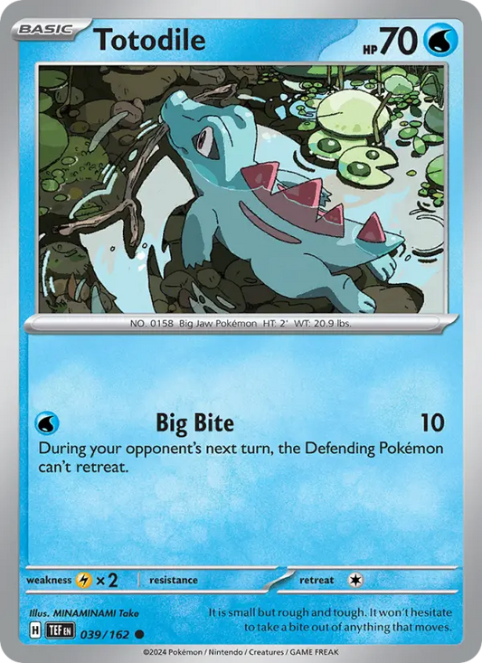 Totodile 39 Temporal Forces Pokesingles