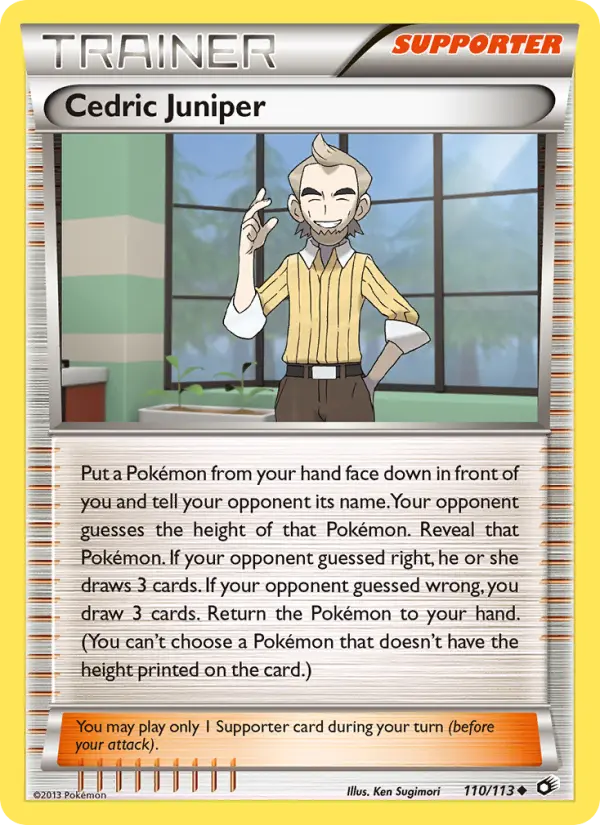 Cedric Juniper 110 Legendary Treasures Pokesingles