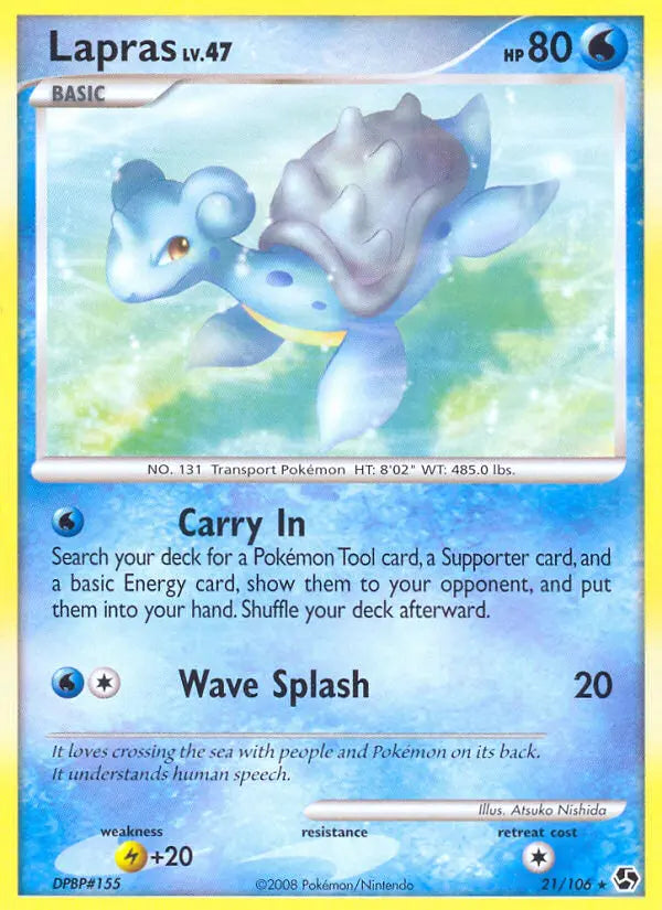 Lapras 21 Great Encounters Pokesingles