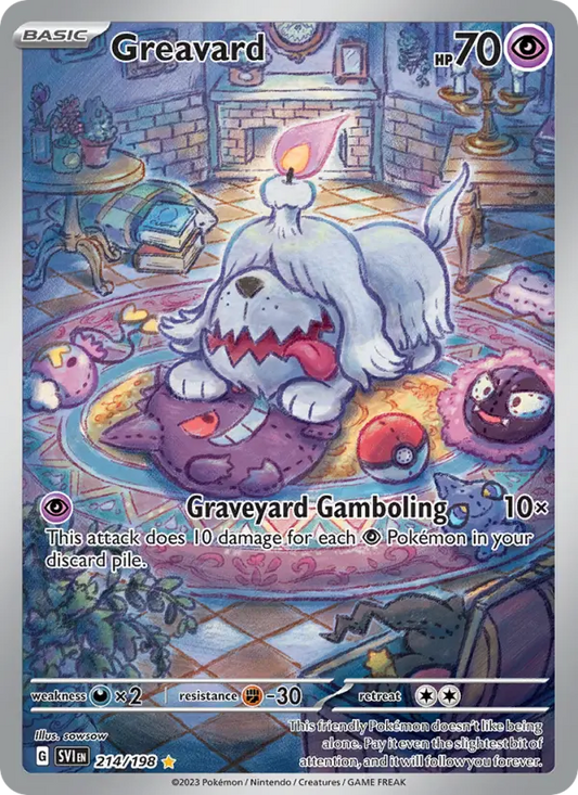 Greavard 214 Scarlet & Violet Pokesingles
