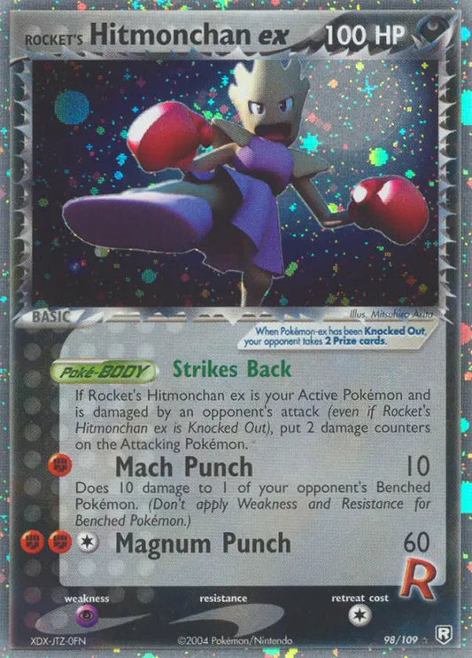 Rocket's Hitmonchan ex 98 Team Rocket Returns Pokesingles