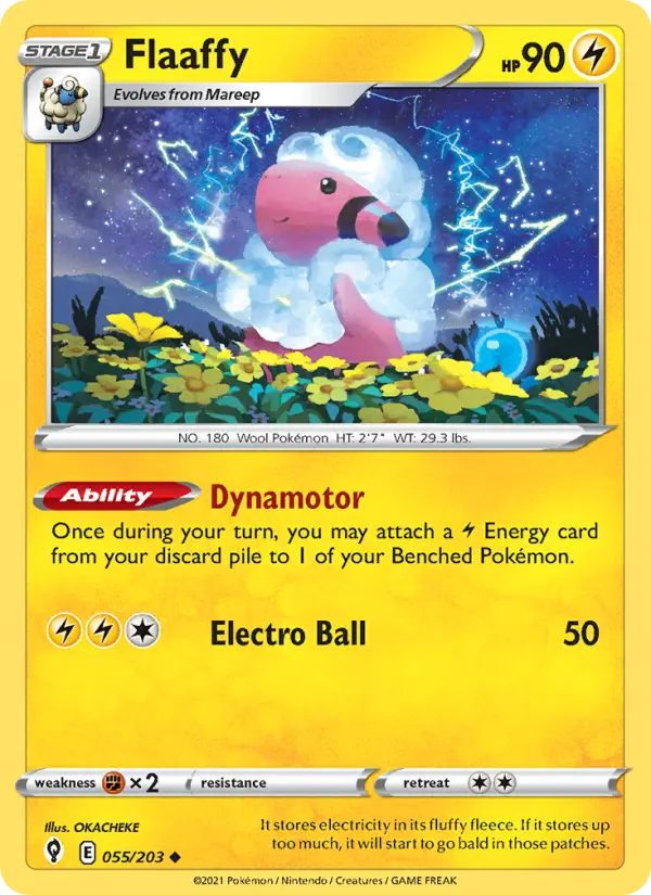 Flaaffy 55 Evolving Skies Pokesingles