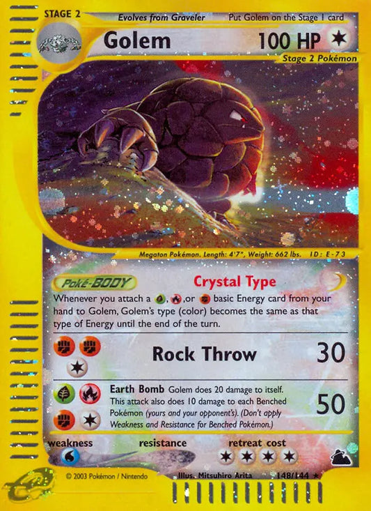 Golem 148 Skyridge Pokesingles