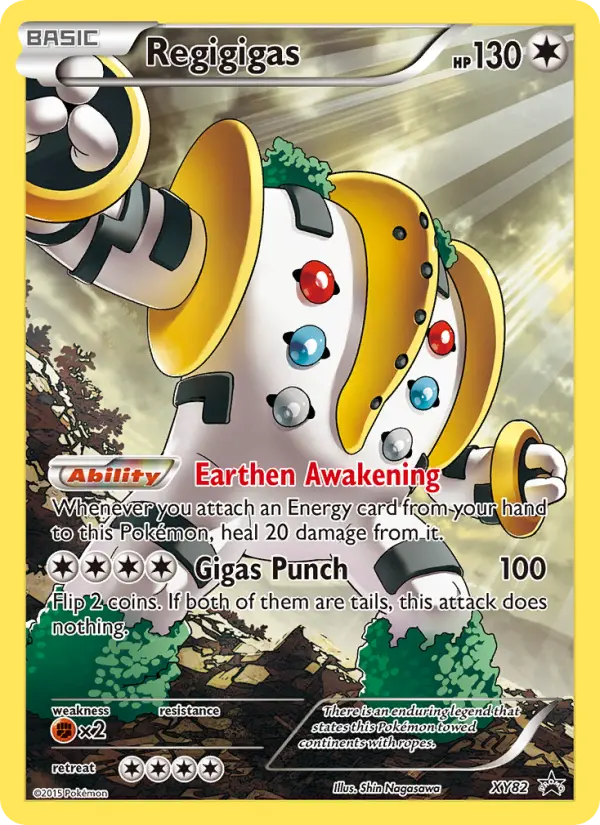 Regigigas XY82 XY Black Star Promos Pokesingles