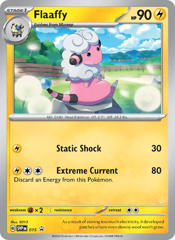 Flaaffy 15 SVP Black Star Promos Pokesingles