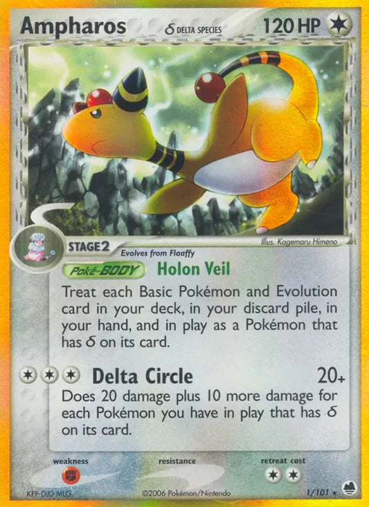 Ampharos δ 1 Dragon Frontiers Pokesingles