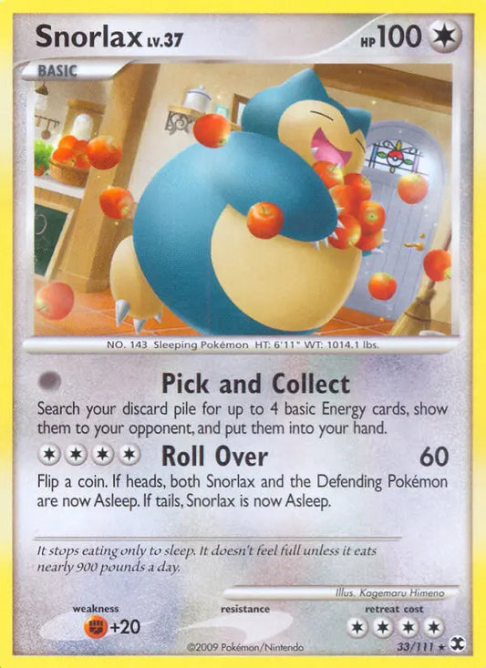 Snorlax 33 Rising Rivals Pokesingles