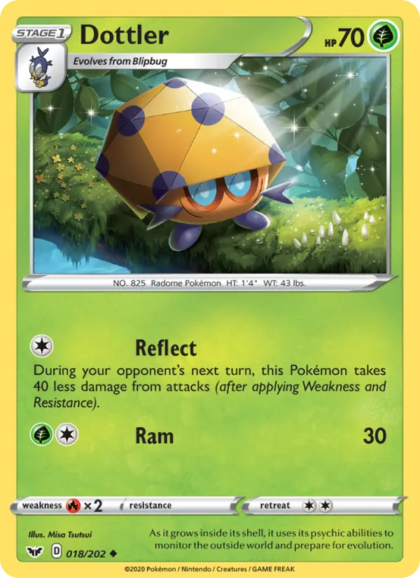 Dottler 18 Sword & Shield Pokesingles