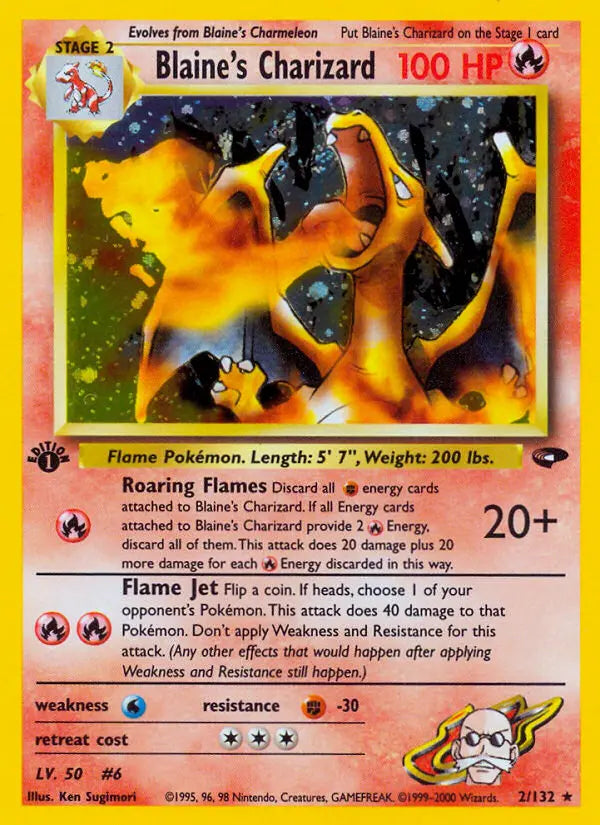 Blaine's Charizard 2 Gym Challenge Pokesingles